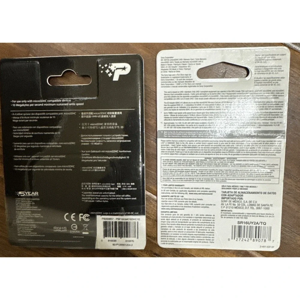 Patriot 16GB Sony 16GB MicroSDHC Flash‎ Card X2